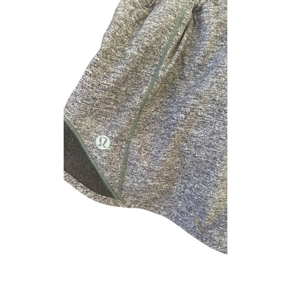 Lululemon Hotty Hot Short II Women's  2 Reg Heathered Grey Athletic Shorts - Picture 4 of 6